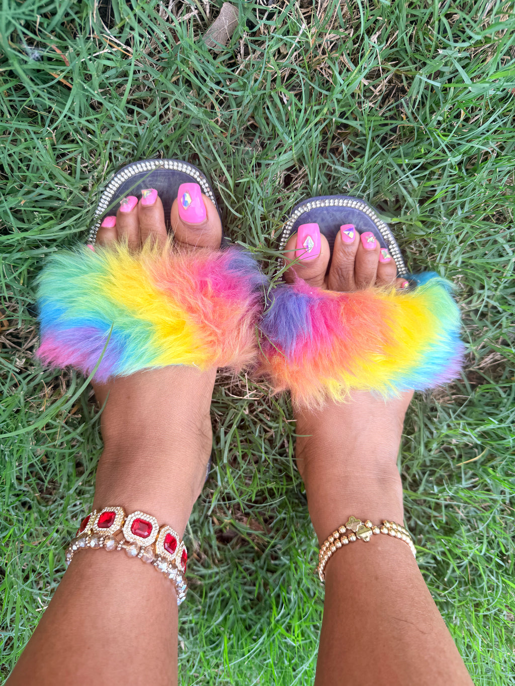 orange🍊strappy sandals 8.5